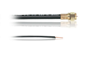  RadioShack 15-1572 RG-6 75 Ohm 50ft. Coax Cable